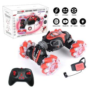 Đôi bên lái xe diễn viên đóng Thế trẻ em trẻ em tay điều khiển từ xa RC Twist xe bánh xe lớn ánh sáng cử chỉ điều khiển xe - Product Image 1