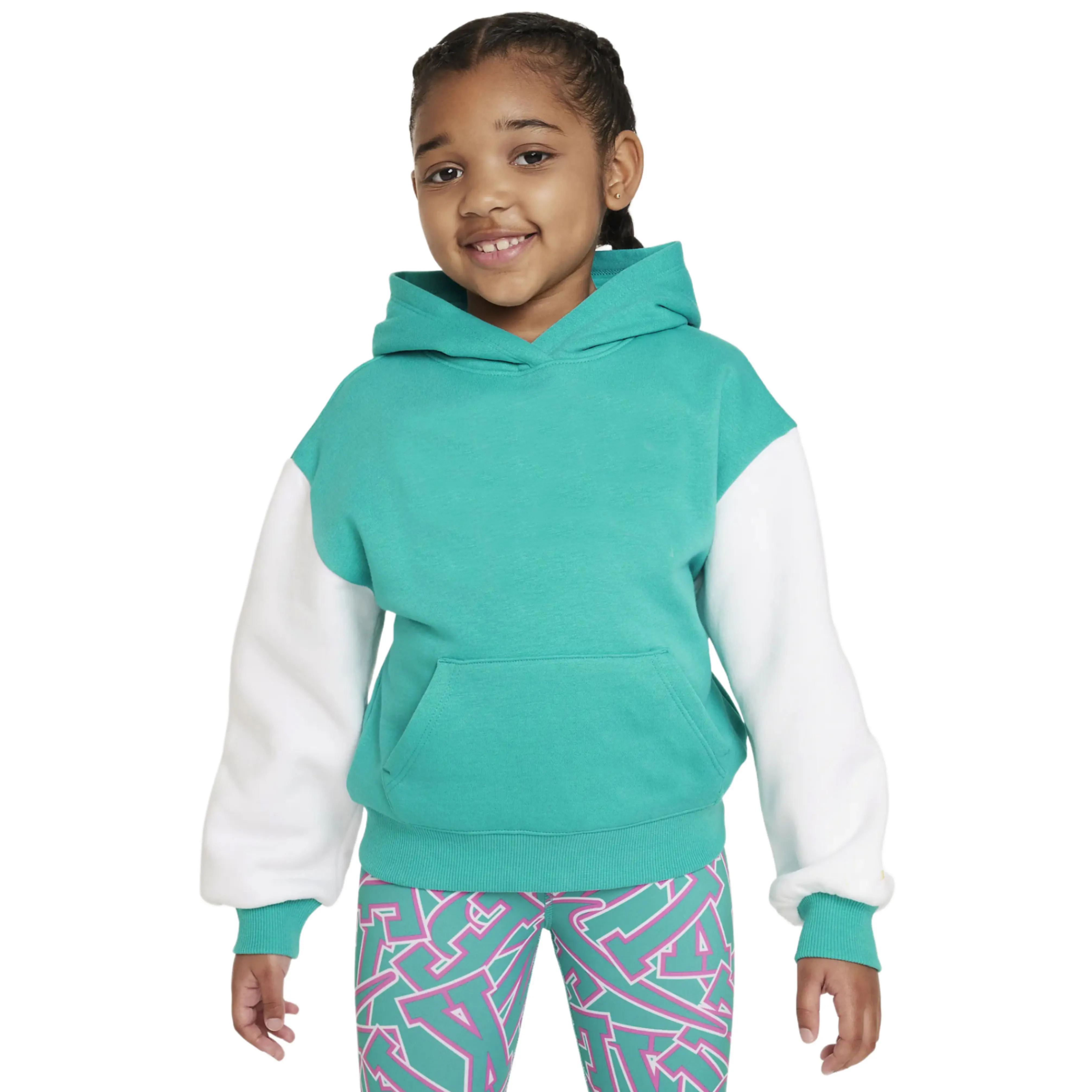 Custom Oversized Kids Hoodies OEM 2 Peça Hoodie Sweatshirts Conjuntos Kids Hoodies E Sweat Pants Baby Clothes Jogger Set