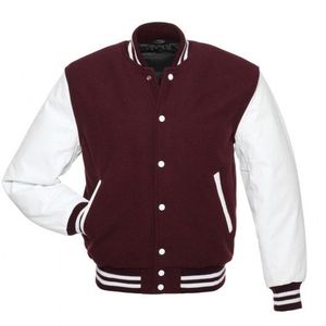 Nouveau design Letterman Baseball Varsity veste d'hiver vêtements d'extérieur en gros blanc College Varsity vestes - Product Image 2