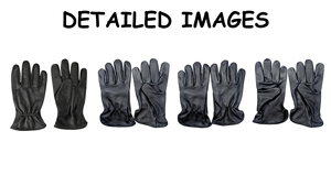 Guantes de conducción de cuero blanco suave de primera calidad Industrial CowSkin cuero de cabra protección de seguridad antiestático para la conducción laboral - Product Image 5