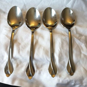 New Look Stainless Steel Rose <b>Gold</b> <b>Serving</b> <b>Spoon</b> Set with Modern Design Royal Flatware Set for Restaurant Wedding Home - Product Image 4