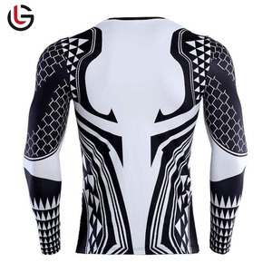 Protector de erupción MMA de alta calidad con diseño personalizado de manga largaBJJ Top con UPF50 OEM para su logotipo Excelente precio - Product Image 6