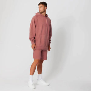 Sweat à capuche gris délavé à l'acide pour homme, poids lourd, 470 g/m², 100 % coton, broderie personnalisée du logo 2025, service OEM pour l'hiver - Product Image 4