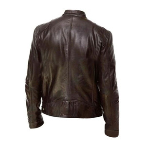 Chaqueta Impermeable para Hombre Hecha en Pakistán, Chaqueta de Motociclista de Cuero Genuino, Fabricante Pakistaní, Traje de Motocicleta en Oferta - Product Image 4
