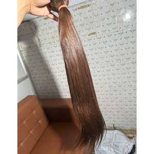 Prix de gros extensions de cheveux de temple du sud de l'Inde non traitées de qualité supérieure 100% cheveux bruts vierges vague naturelle qualité supérieure - Product Image 6
