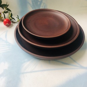 Usine Directement Chocolat Brun Acacia Bois Plaque Pour Servir Snack Fruis Alimentaire par VITRAPRO - Product Image 2