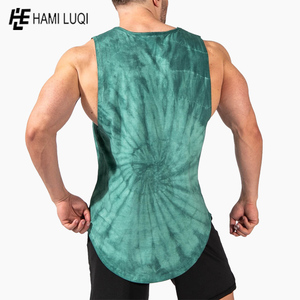 Débardeur de sport tendance pour homme, grande taille, style décontracté musculation, séchage rapide, respirant, en polyester tricoté, brodé et imprimé - Product Image 3