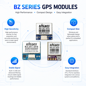 BZ 121 251 181 โมดูลเข็มทิศ GPS โมดูลข้อมูลการบินแบบสองโปรโตคอลสำหรับโดรน FPV RC - Product Image 4