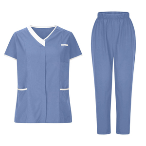 Nouveaux ensembles d'uniformes de gommage de grande taille les plus vendus ensembles d'uniformes médicaux lavables gommages soins infirmiers - Product Image 1