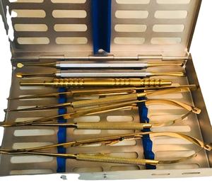 Kit de Microcirugía Dogmatic International Castroviejo DM2230, Certificado CE, Reutilizable, Manual, de Acero Inoxidable, Color, Instrumento Dental - Product Image 3