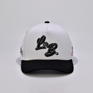 Vente en gros 5 Panel bicolore Snapback Chapeaux Hommes Femmes Tendance Vintage Trucker Casquette de Baseball Logo imprimé personnalisé pour décontracté en plein air - Product Image 2
