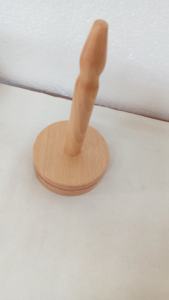 บัตเลอร์ไหมพรมทำจากไม้สำหรับงานแกะสลักขายสำหรับเก็บเส้นด้ายและวัสดุเส้นใย - Product Image 5