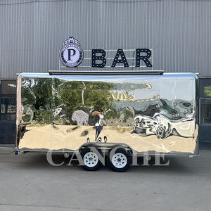 Mobile Food Truck Pizza BBQ Coffee Truck Fully Equipped Mobile <b>Bar</b> Catering Food Trailer with Full Kitchen Equipment - Product Image 3