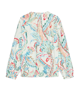 Premium Quality Soft & Stylish Women Blouse Elegant White Printed <b>Shirt</b> for Casual or <b>Office</b> Wear Available at Wholesale Supply - Product Image 1