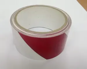 Adhesive OPP Hazard Warning Tapes Green White <b>Red</b> Yellow <b>Black</b> Warning Tapes - Product Image 1