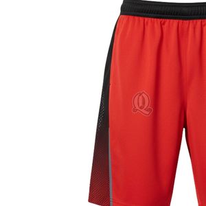Custom <b>Red</b> Floorball <b>Shorts</b> Breathable Mesh Side Panels Polyester Athletic Unisex Sport Training Wear OEM <b>shorts</b> - Product Image 5