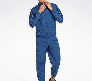 Ensemble 2 pièces de luxe pour homme, coupe-vent décontracté, jogging, motif uni, respirant, léger, personnalisable, polyester/coton - Product Image 1