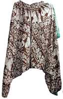 Indien Boho Harem Pantalon Hommes Femmes XL Taille Baggy Yoga Pantalon Pleat Stripe Décoration Hippie Gypsy Hip Hop Style Robe D'été