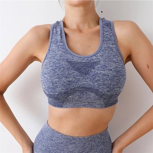 Sujetador Deportivo para Mujer con Logotipo Personalizado, Color Sólido, Venta al por Mayor, Tela de Súper Calidad, Sujetador Deportivo Liso en Blanco, Personalizable con Logotipo - Product Image 1