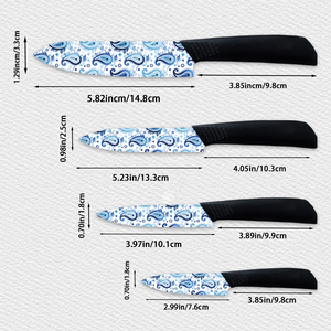 Cuchillo de Chef de Cerámica con Mango de Plástico, Apto para Lavavajillas, para Senderismo al Aire Libre, en Existencia, Envío Gratis, Hecho a Mano, Precio de Fábrica - Product Image 2