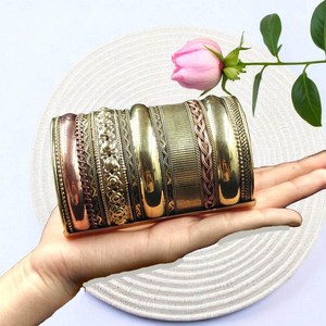 กำไลข้อมือทองเหลืองดิบขนาดกำหนดเองกำไลข้อมือฝังกำไลกำไลข้อมือสร้อยข้อมือกำไลข้อมือสร้อยข้อมือทำด้วยมือว่างเปล่า - Product Image 6