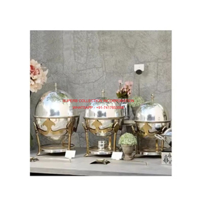 Thanh Lịch Thép Không Gỉ Bạc Phục Vụ <span class=keywords><strong>Set</strong></span> Với Khắc Khay Hoàn Hảo Cho Phục Vụ Nguồn Cung Cấp Bên Phục Vụ Món Ăn Trong Giá Thấp Nhất - Product Image 2