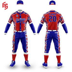 Uniforme Deportivo de Béisbol y Sóftbol de Alta Calidad, Transpirable, con Estampado o Liso, Tallas Grandes, Venta al Por Mayor, 100% Poliéster para Hombre - Product Image 5