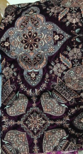 Tissu léger de broderie de velours de concepteur de qualité d'exportation pour le tissu de collection d'habillement d'hommes disponible pour la vente en gros - Product Image 2