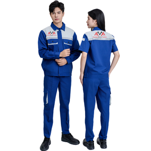 ชุดทำงานแบบสั่งทำพิเศษ แขนสั้น/แขนยาว ชุดยูนิฟอร์มสำหรับงานภาคสนาม/ล้างรถ/คนขับรถ/ฟาร์ม - Product Image 2