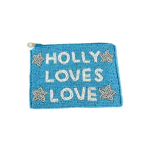 Pochette à monnaie brodée de style bohème sac fourre-tout de couleur personnalisé fait à la main MD HANDICRAFTS pour femmes et filles - Product Image 6