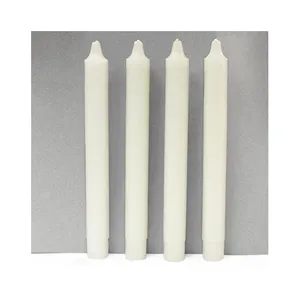 Candele notturne a lunga combustione senza profumo Tealight 50 100 200 bianco luci da tè OEM cera personalizzata