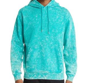 Sweats à capuche organiques personnalisés délavés à l'acide pour hommes 100% coton solide Basics pour l'hiver Tailles XL à 6XL Meilleur prix avec logo sur le devant - Product Image 1