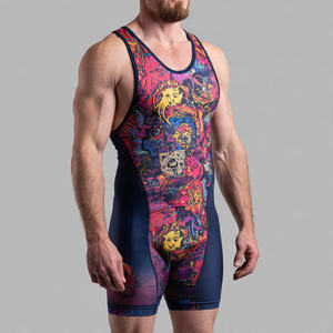 Combinaisons de lutte en sublimation pour hommes, équipement de lutte de compétition, combinaison de lutte en sublimation pour hommes - Product Image 1