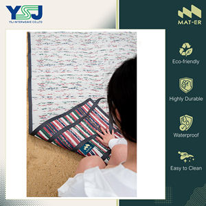 Hecho en Tailandia Diseño clásico Logotipo personalizado Tamaño Impermeable 100% Alfombra plegable de polipropileno Picnic/Playa/Alfombras al aire libre - Product Image 3