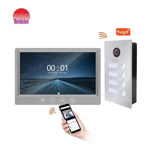 Système OEM/ODM optimal pour immeuble multi-appartements, vidéophone 4 fils, <span class=keywords><strong>interphone</strong></span> vidéo avec Wi-Fi, étanche IP65, résolution 1080P - Product Image 1