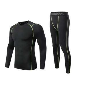 <b>Winter</b> Fleece Thermal Underwear Suit Men Fitness Clothing Long Shirt <b>Leggings</b> <b>Warm</b> Base Layer Sport Suit Compression Sportswear - Product Image 6