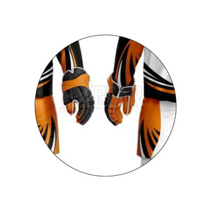 Conjunto de uniforme de hockey sobre hielo para hombres suave y duradero hecho con protección de tela transpirable durante los partidos - Product Image 5