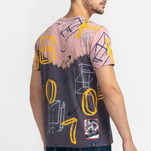 T-shirt pour homme en coton 100% de style luxueux, vente chaude, séchage rapide, écologique, respirant, taille et couleur personnalisées, vêtements de rue - Product Image 3