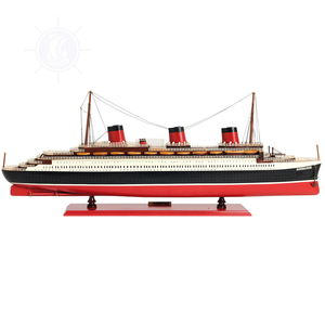 Thủ Công 80cm normandie Cedar tàu gỗ mô hình hải lý phong cách sơn bản sao tường trang trí bằng gỗ hộp tường dấu hiệu Crafted tay - Product Image 1