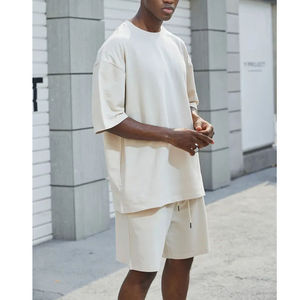 Camisetas sueltas de verano al por mayor, traje deportivo de baloncesto, chándal, conjuntos de pantalones cortos para correr, camiseta de media manga, conjunto de 2 piezas - Product Image 6