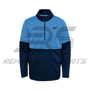 Wholesale New Fashion <b>Mens</b> Jacket Half Zipper Custom Logo <b>Pullover</b> Half Zipper Streetwear Jacket - Product Image 1