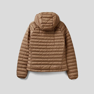 Chaqueta acolchada de algodón de alta calidad para mujer, talla XL, cuello levantado, capucha, piel, longitud larga, transpirable, estampado, invierno, cálido, precio barato - Product Image 6