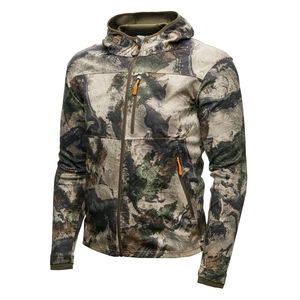 Veste de chasse d'hiver professionnelle pour hommes, style bomber rembourrée avec col montant et logo frontal, coupe-vent et thermique, vente en gros - Product Image 3