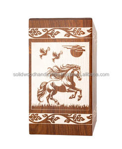 Nouveau design d'urnes de crémation en bois pour adultes urnes funéraires urnes funéraires taille personnalisée fournitures funéraires - Product Image 3