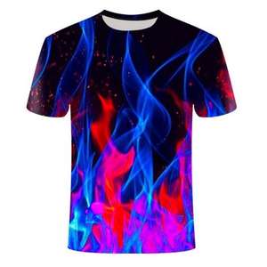 T-Shirts imprimés en Polyester de haute qualité à col rond et à séchage rapide pour hommes, personnalisation OEM - Product Image 3