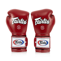 Gants de sparring de Muay Thai sur mesure Fairtex de qualité supérieure, en cuir de vache véritable, gants de boxe, équipement d'arts martiaux haut de gamme