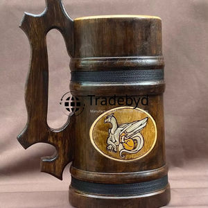 Tradebyd ถ้วยสไตล์ไม้ที่ไม่ซ้ำกันเครื่องดื่มพลาสติกที่มีแรงบันดาลใจแก้วไม้ของขวัญที่น่าจดจำ - Product Image 1