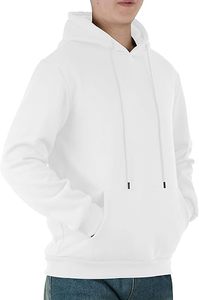 Hombres de alta calidad de algodón de lana gruesa pesada Sudadera con capucha personalizada Drop Shoulder Fleece Sudadera con capucha de gran tamaño - Product Image 3