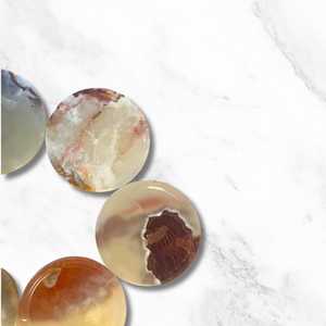 Classic Eco-Friendly Epoxy Resin Stone <b>Coasters</b> with Custom Logo Branded <b>Drink</b> Pads <b>for</b> Corporate Gifting & Business Branding - Product Image 3