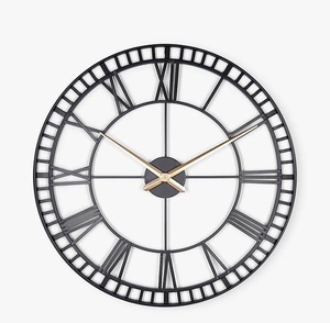 Rustic design iron <b>wall</b> <b>clocks</b> with handcrafted detailing and traditional roman dial suitable for dining or hallway decor - Product Image 5